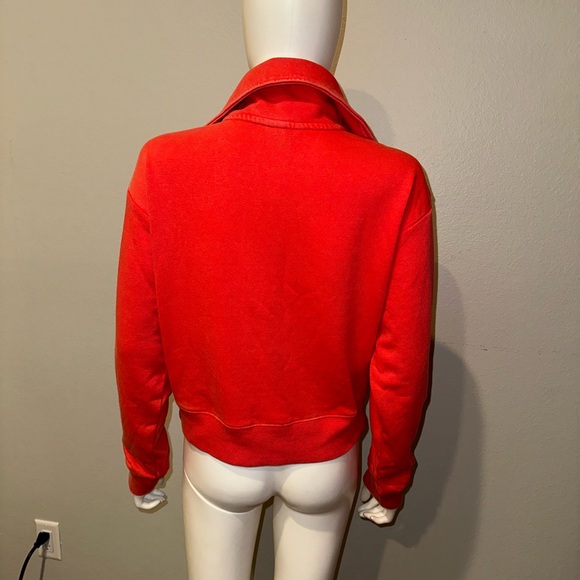Prince x Target pickleball red French terry zip pullover sweatshirt top S M XL - Picture 5 of 16